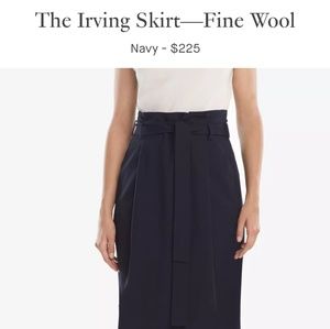 MM LaFleur Irving Skirt Navy 6
